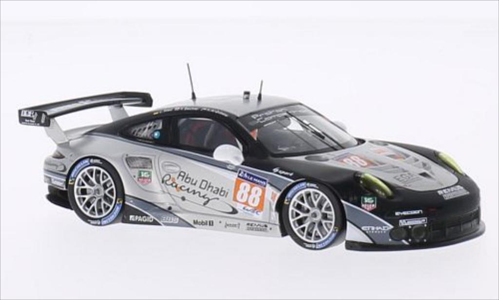Porsche 991 R 1/43 Spark R No.88 Prossoon Competition 24h Le Mans 2014 /K.Al modellino in miniatura