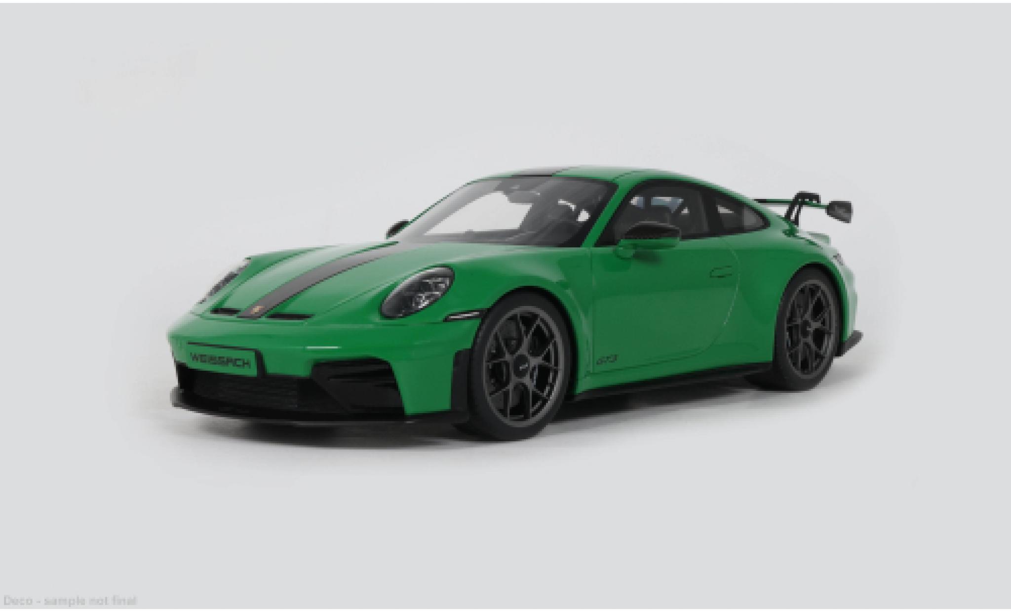 Porsche 992 GT3 1/18 GT Spirit 911 (.2) gr&uuml;n/schwarz 2025 1:18 modellino in miniatura