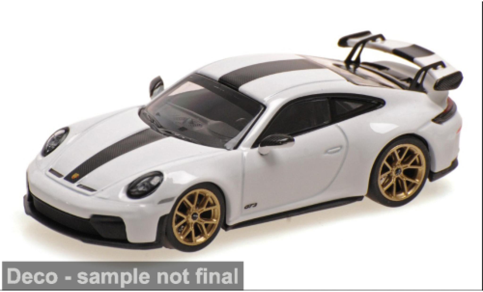 Porsche 992 GT3 1/64 Minichamps 911 (.2) weiss 2025 1:64 modellino in miniatura