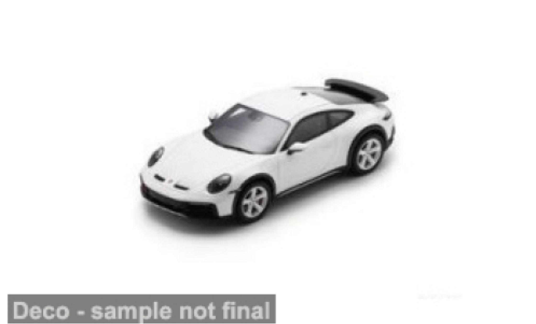 Porsche 992 1/43 Spark 911  Dakar weiss 1:43 modellino in miniatura