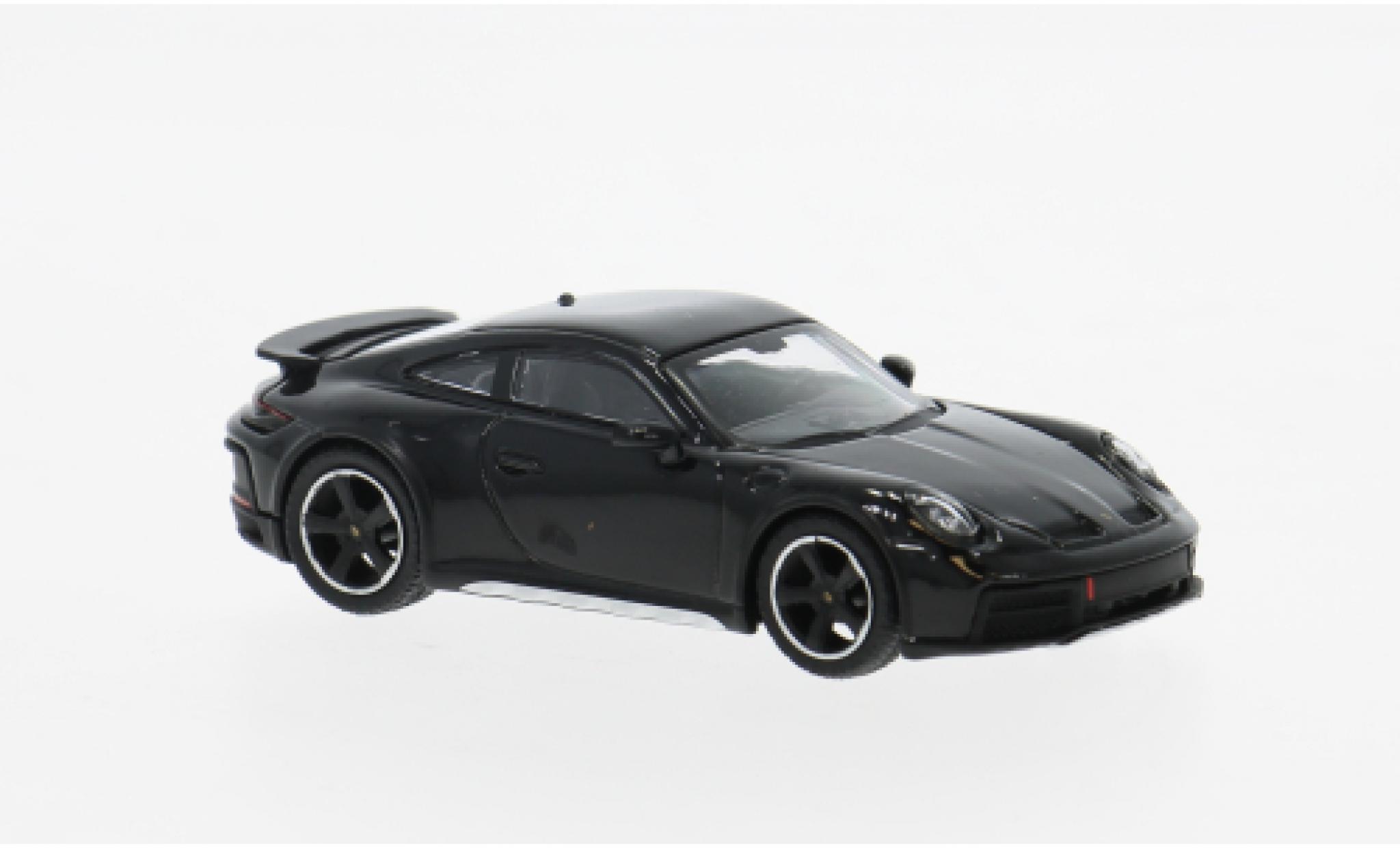 Porsche 992 1/64 Mini GT 911  schwarz 2023 1:64 modellino in miniatura