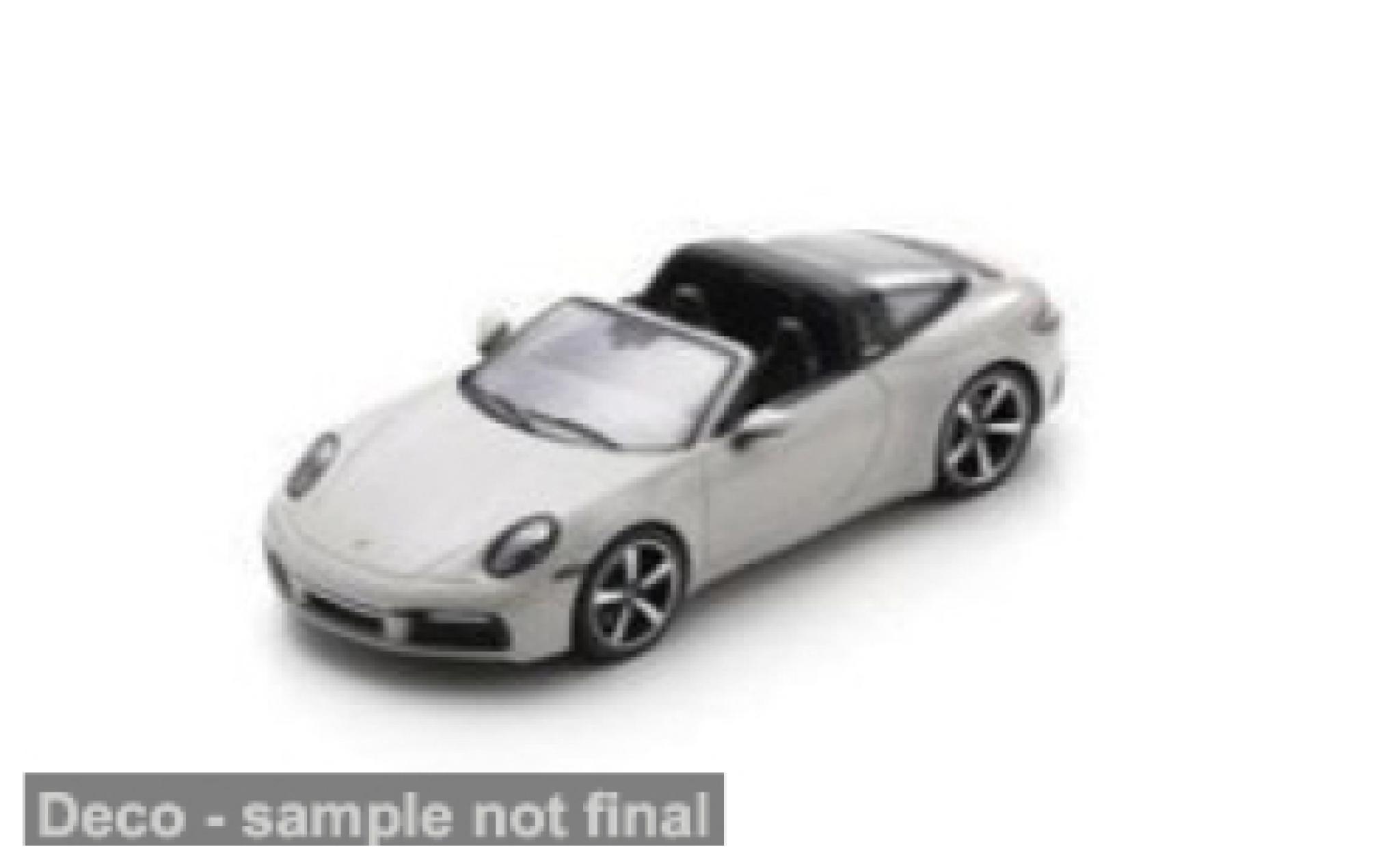Porsche 992 Targa 1/43 Spark 911  4S grau 1:43 modellino in miniatura