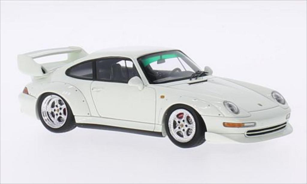 Porsche 993 1/43 Spark GT bianco 1995 modellino in miniatura