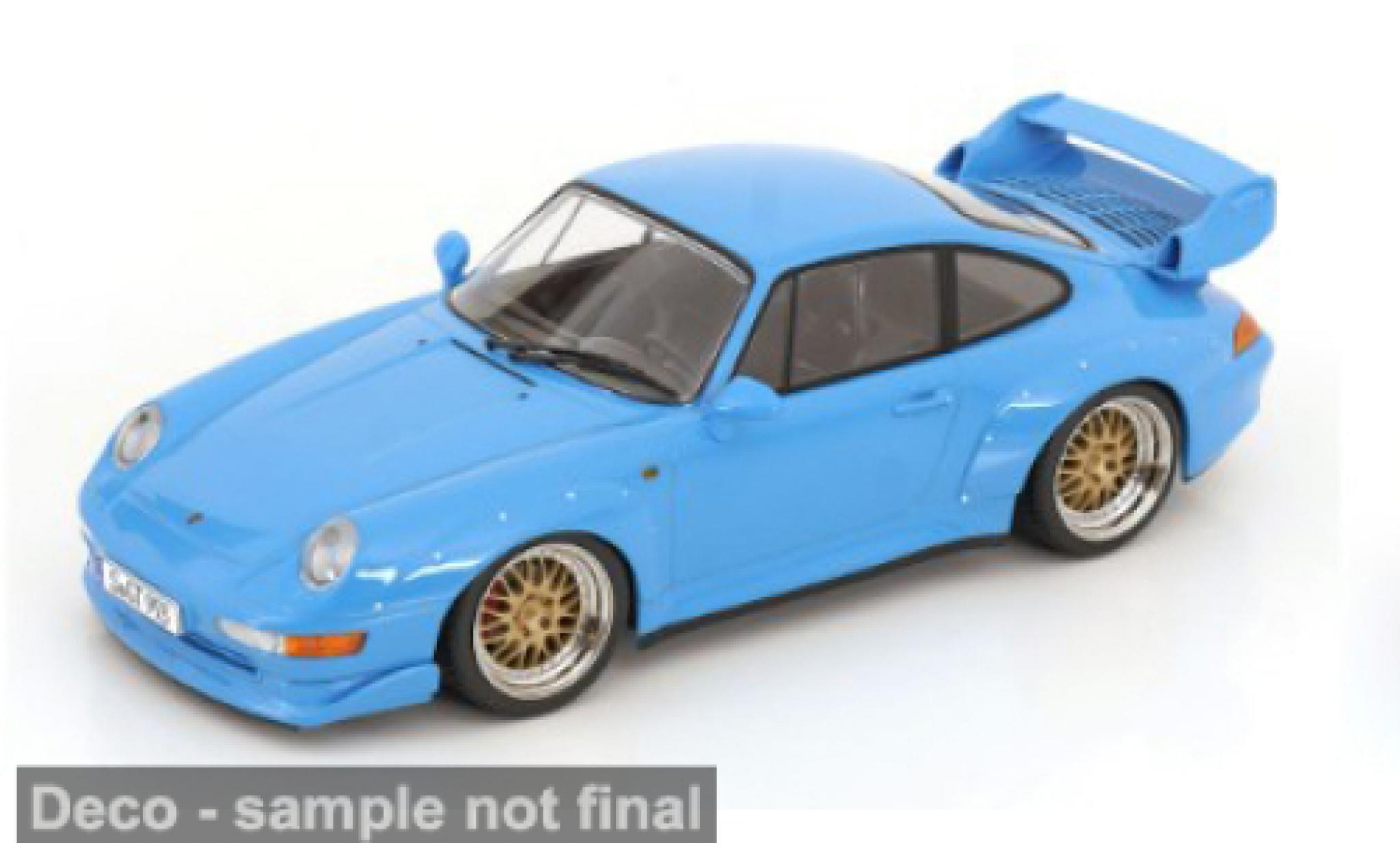 Porsche 993 GT2 1/18 KK Scale 911  blau 1996 1:18 modellino in miniatura
