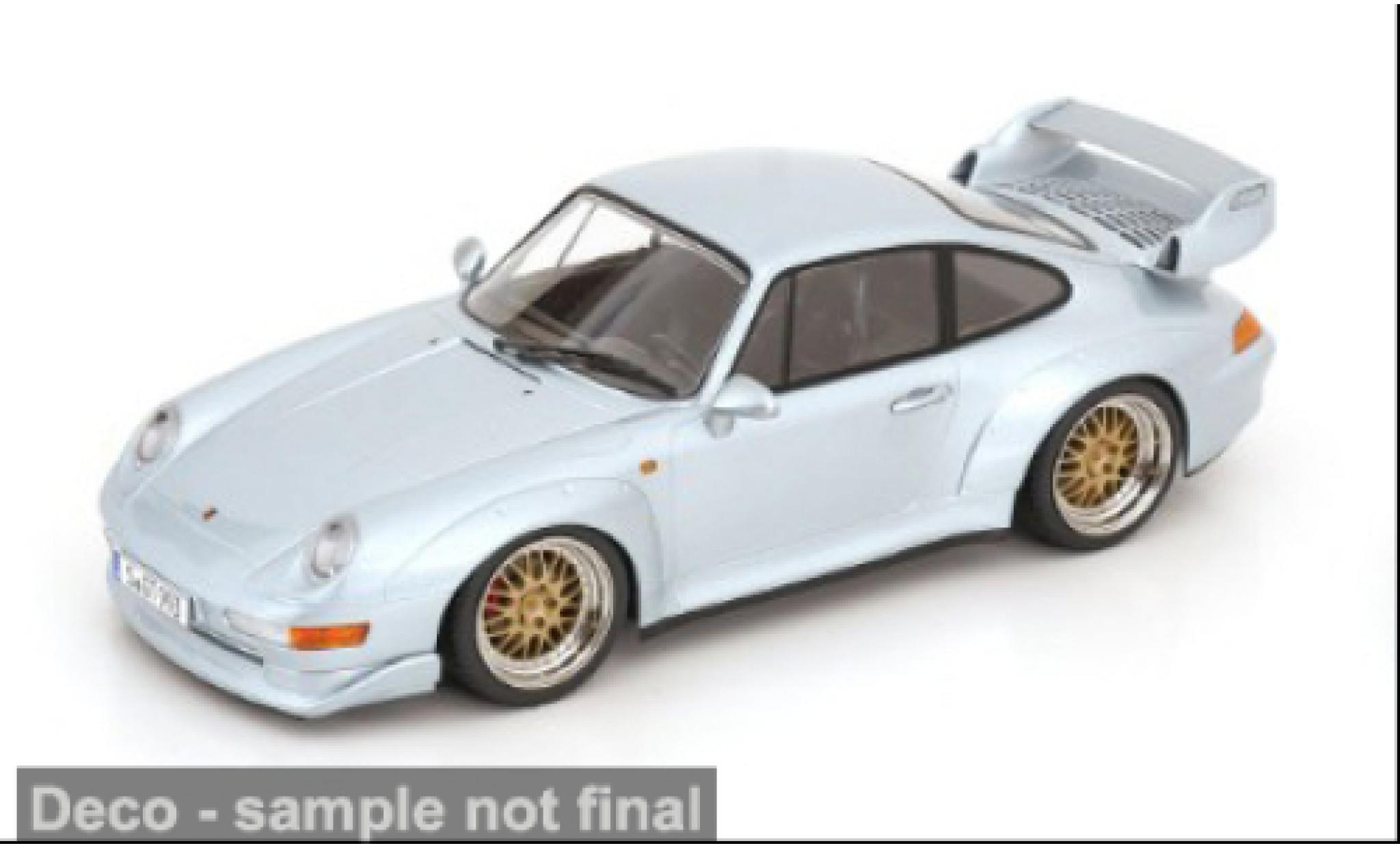 Porsche 993 GT2 1/18 KK Scale 911  silber 1996 1:18 modellino in miniatura