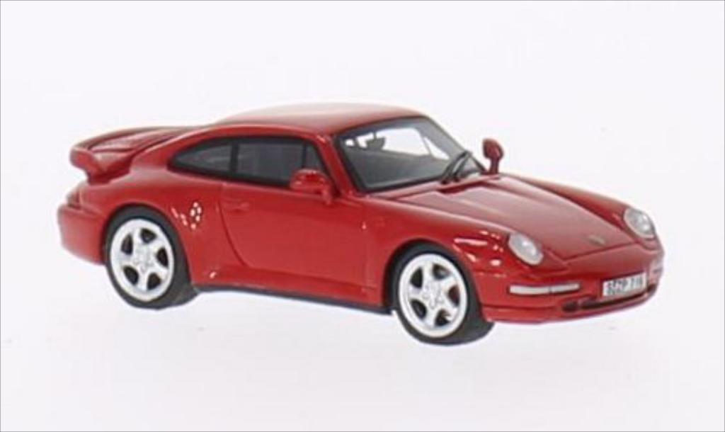 Porsche 993 Turbo 1/87 Minichamps Turbo rosso 1995 modellino in miniatura