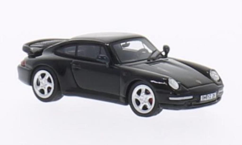 Porsche 993 Turbo S 1/87 Minichamps Turbo nero 1995 modellino in miniatura