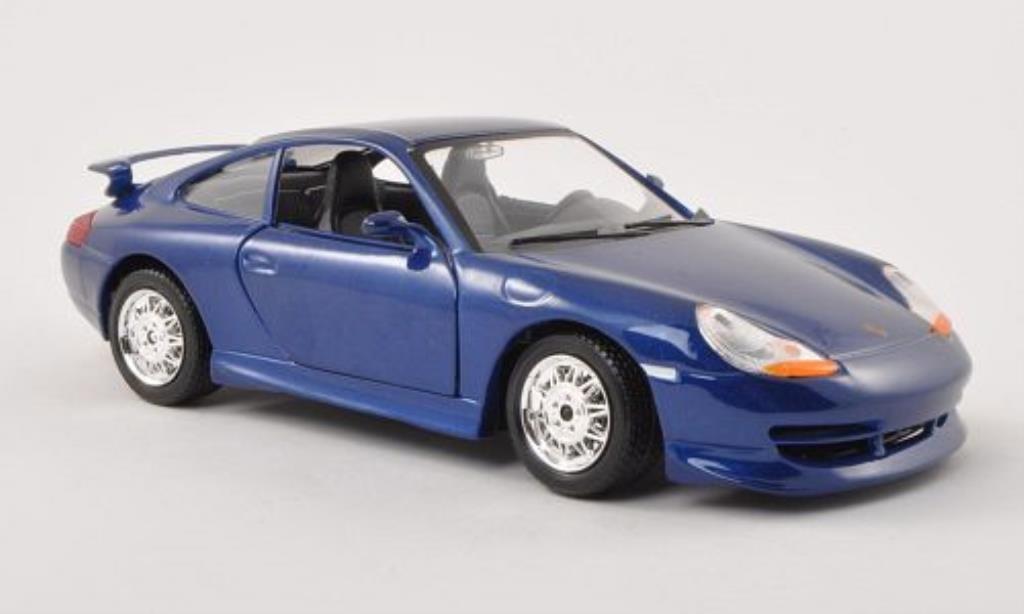 Porsche 996 GT3 1/24 Burago GT3 blu modellino in miniatura