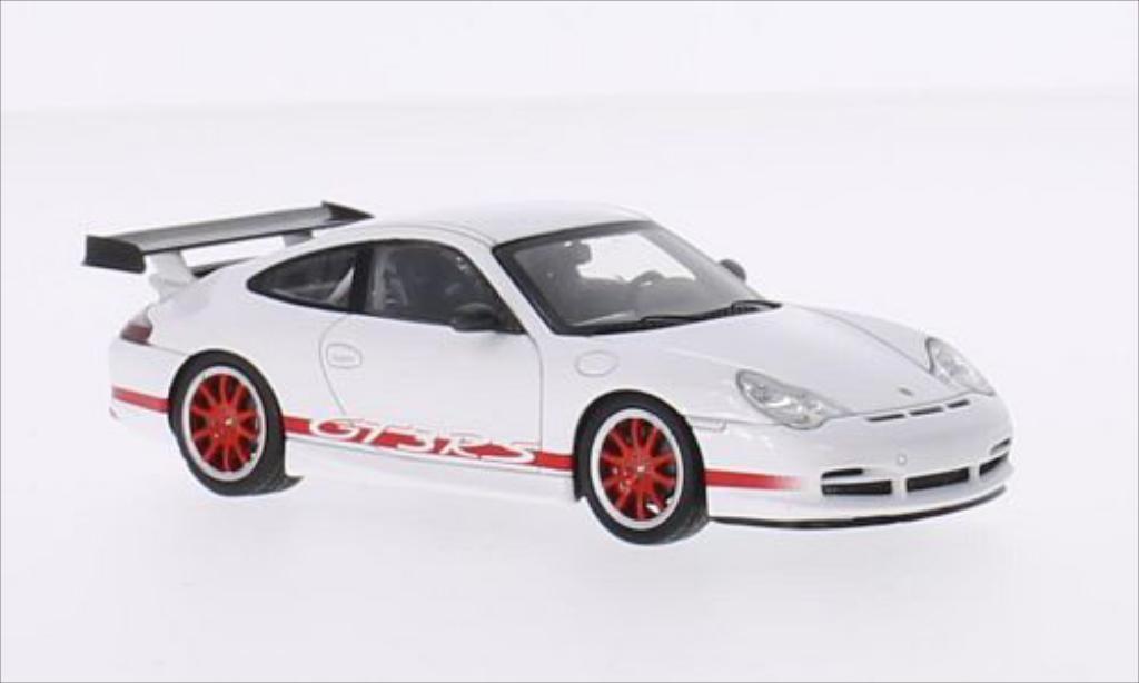 Porsche 996 GT3 1/43 Spark GT3 bianco/rosso modellino in miniatura
