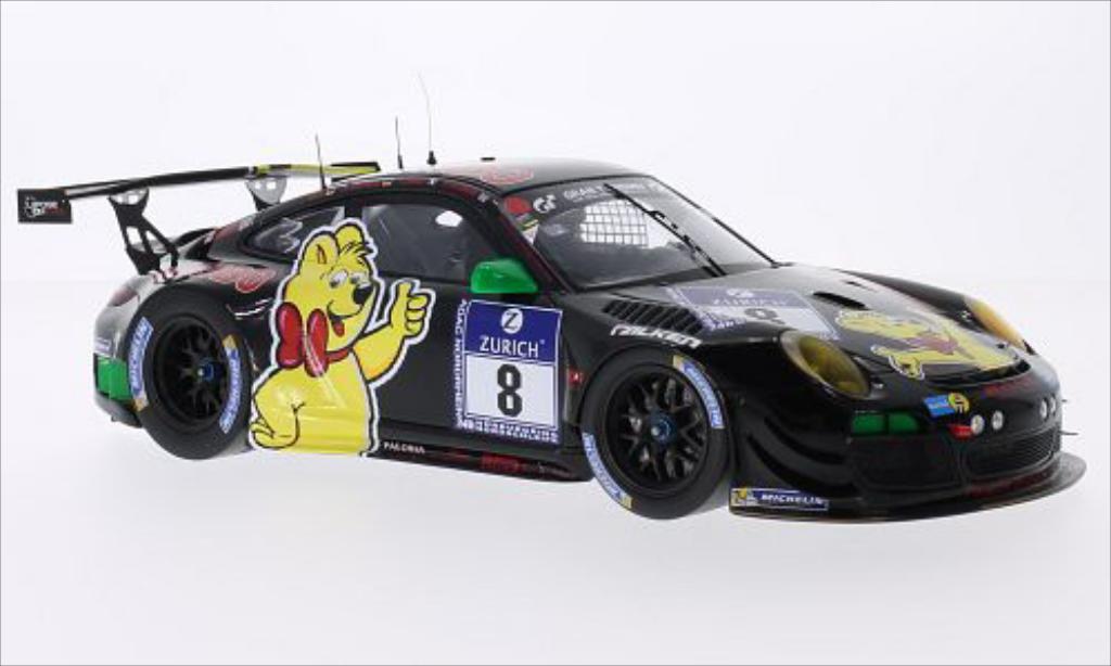 Porsche 997 GT3 1/18 Spark GT3 No.8 Haribo 24h Nurburgring 2013 /G.H modellino in miniatura