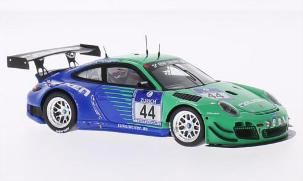 Porsche 997 GT3 1/43 Spark GT3 R No.44 Falken Motorsport Falken 24h Nurburgring 2014 /A.Imperatori modellino in miniatura
