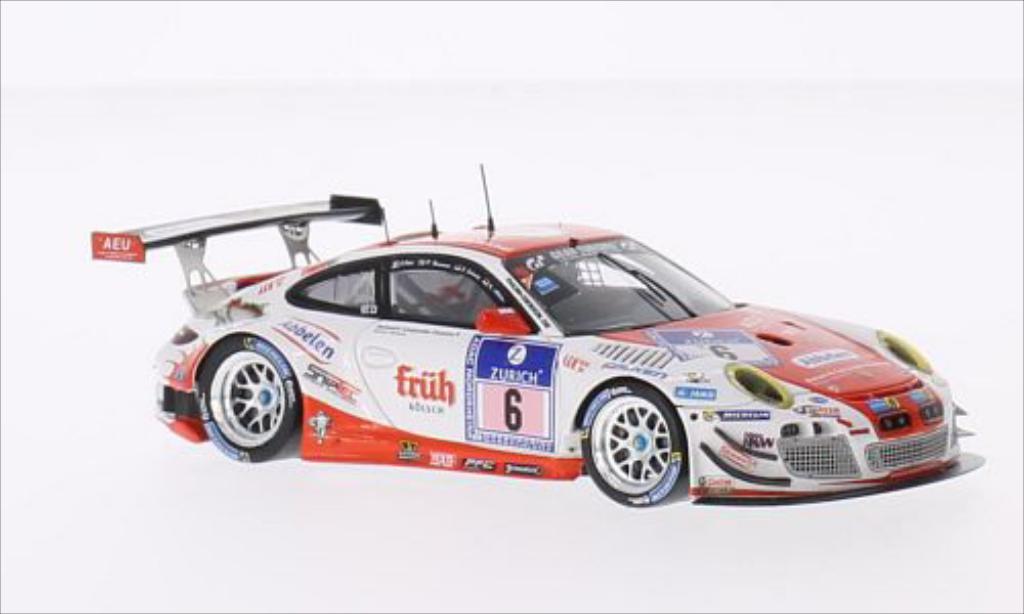 Porsche 997 GT3 1/43 Spark GT3 R No.6 Frikadelli Racing Team Fruh Kolsch 24h Nurburgring 2014 /P.Pilet modellino in miniatura