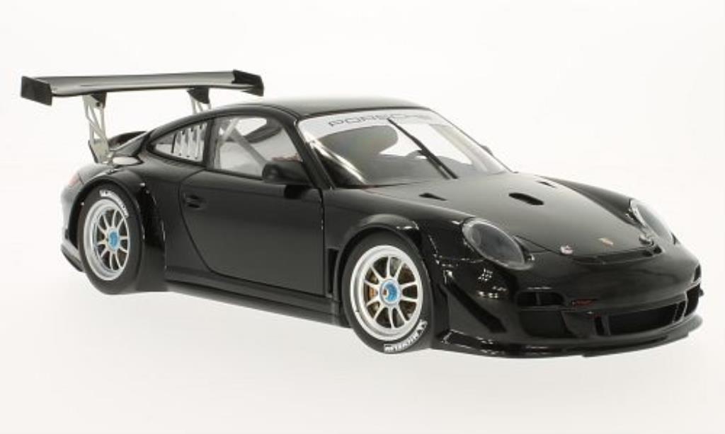 Porsche 997 GT3 1/18 Autoart GT3 R Plain Body Version nero 2010 modellino in miniatura