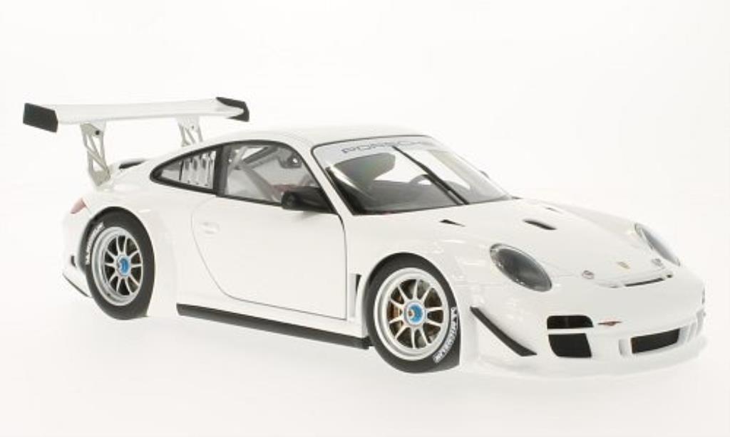 Porsche 997 GT3 1/18 Autoart GT3 R Plain Body Version bianco 2010 modellino in miniatura
