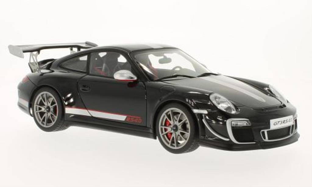 Porsche 997 GT3 1/18 Autoart GT3 4.0 nero 2011 modellino in miniatura