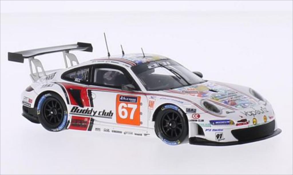 Porsche 997 GT3 1/43 Spark GT3 R No.67 AAI Motorsports 24h Le Mans 2015 modellino in miniatura
