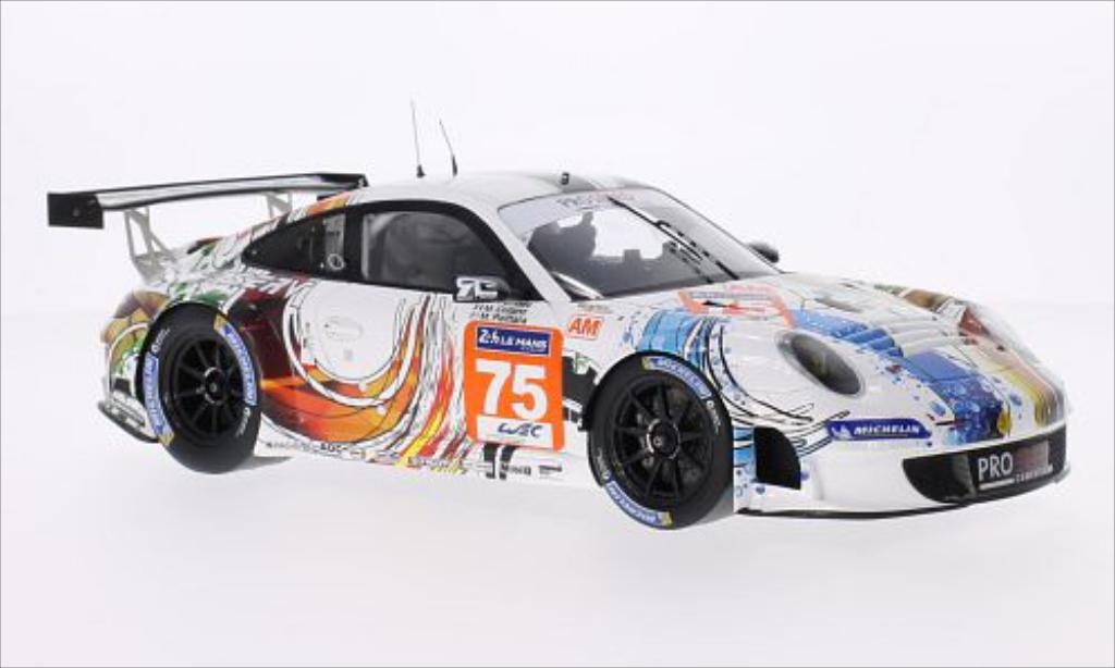Porsche 997 GT3 1/18 Spark GT3 R No.75 Prospeed Competition 24h Le Mans 2014 modellino in miniatura
