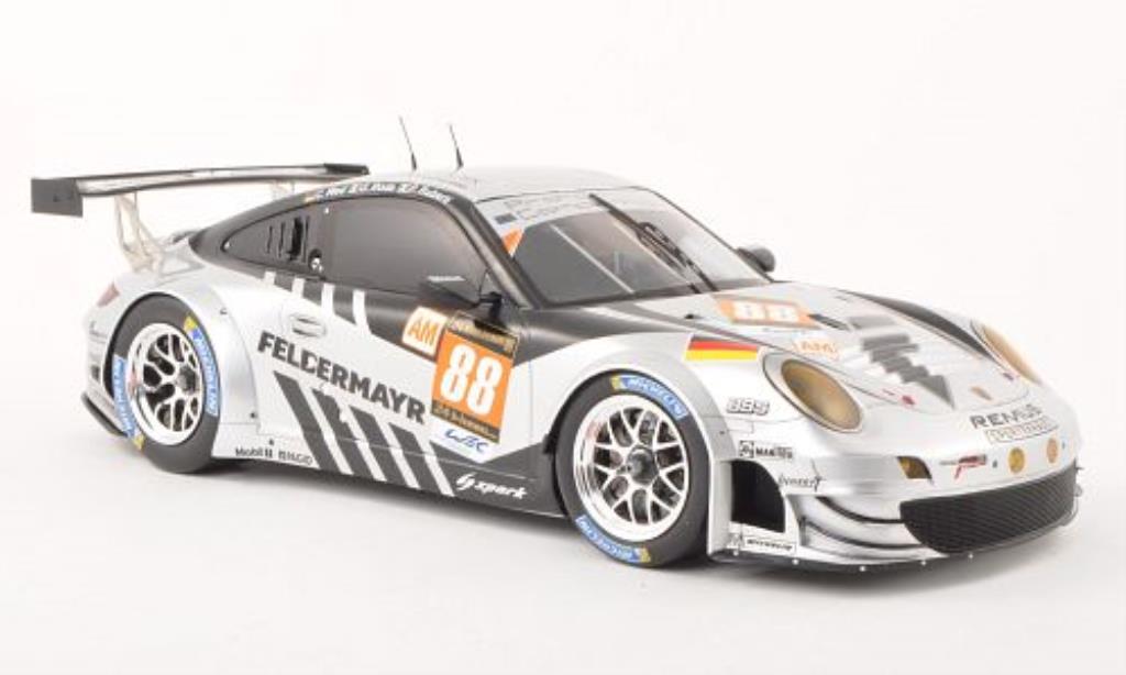 Porsche 997 GT3 1/18 Spark GT3 R No.88 Prossoon Competition 24h Le Mans 2013 /P.Ruberti modellino in miniatura