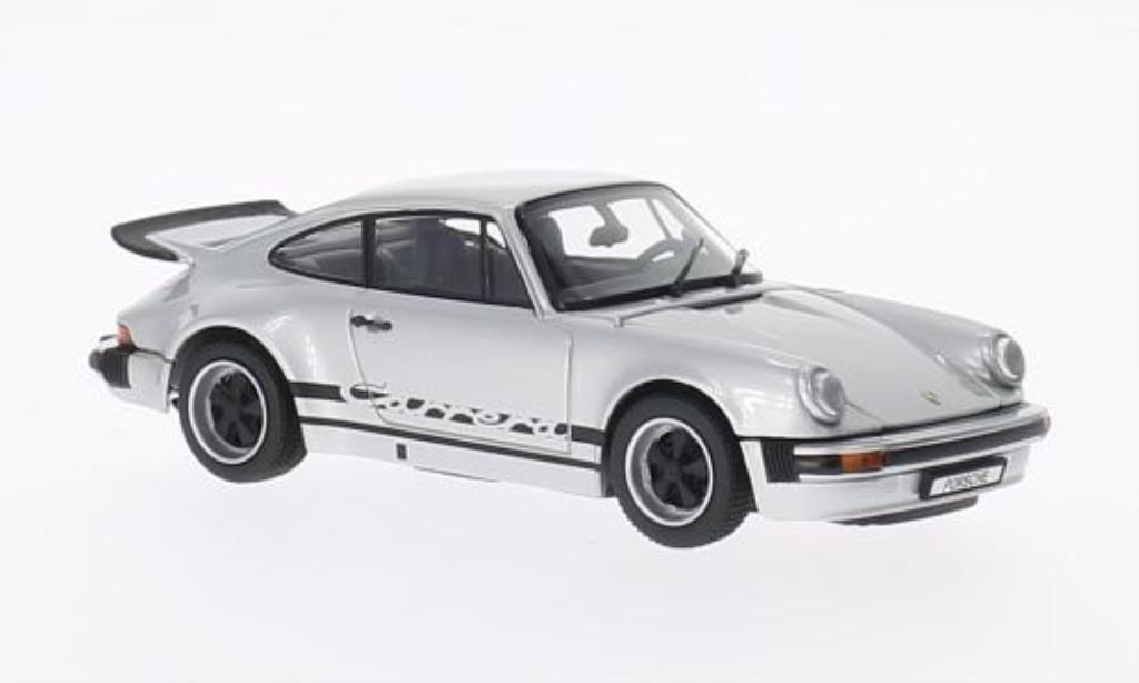 Porsche 930 1/43 Kyosho Carrera 2.7 grigio mit neroer Dekoration 1975 modellino in miniatura