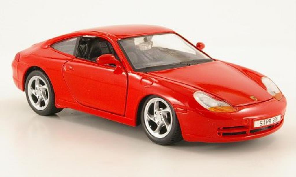 Porsche 996 1/24 Maisto Carrera rosso 1997 modellino in miniatura