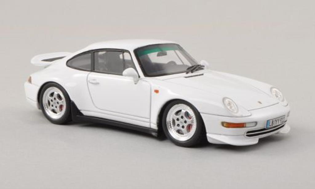 Porsche 993 Carrera 1/43 Spark Carrera Coupe bianco 1995 modellino in miniatura
