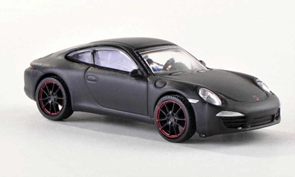 Porsche 991 S 1/87 Schuco Carrera S matt-nero modellino in miniatura