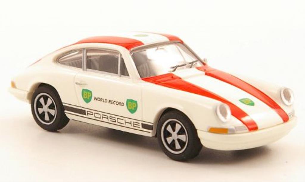 Porsche 911 1/87 Brekina Coupe BP World Record modellino in miniatura