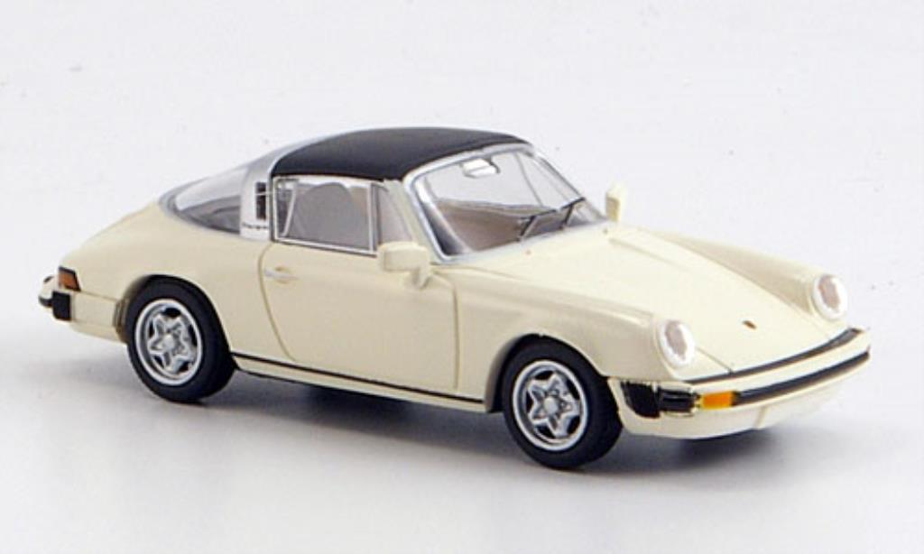 Porsche 911 1/87 Brekina G-Modell Targa bianco abnehmbares Dach modellino in miniatura