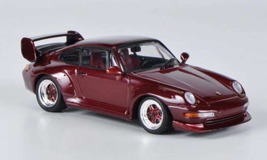 Porsche 993 GT2 1/43 Minichamps GT2 rosso 1995 modellino in miniatura