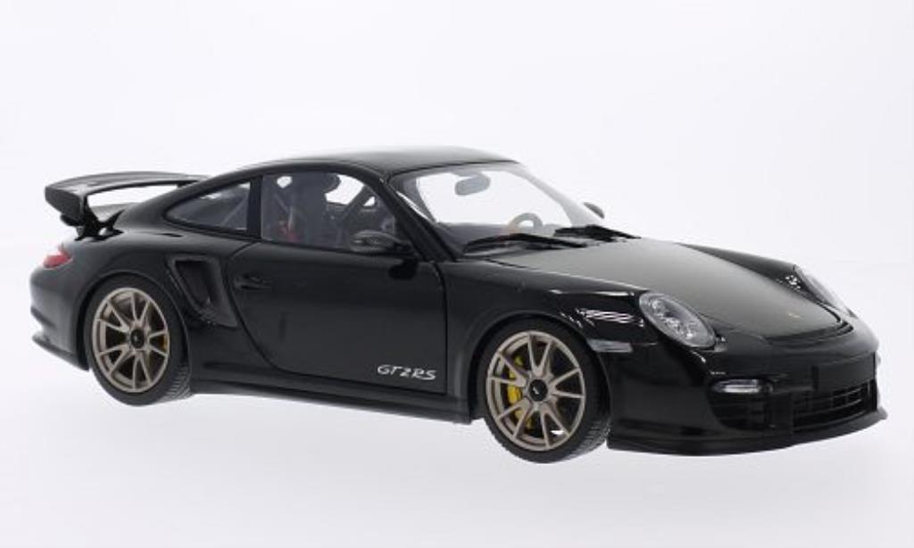 Porsche 997 GT2 1/18 Minichamps GT2 nero 2011 modellino in miniatura