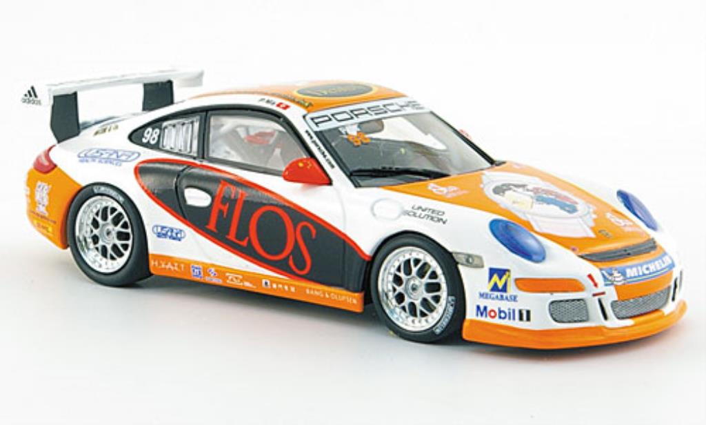 Porsche 997 GT3 CUP 1/43 Minichamps GT3 Cup No.98 P.Ma Carrera Cup Asien Macau 2007 modellino in miniatura
