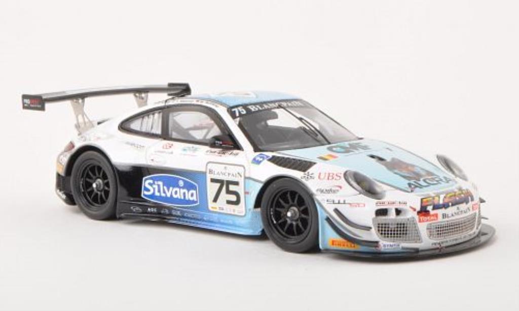 Porsche 997 GT3 1/43 Spark GT3 R No.75 24h Spa 2013 /M.Soulet modellino in miniatura
