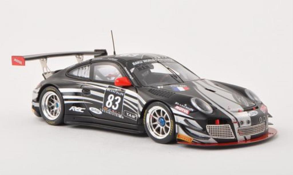 Porsche 997 GT3 1/43 Spark GT3 R No.83 Team SMG 24h Spa 2013 /R.Renauer modellino in miniatura