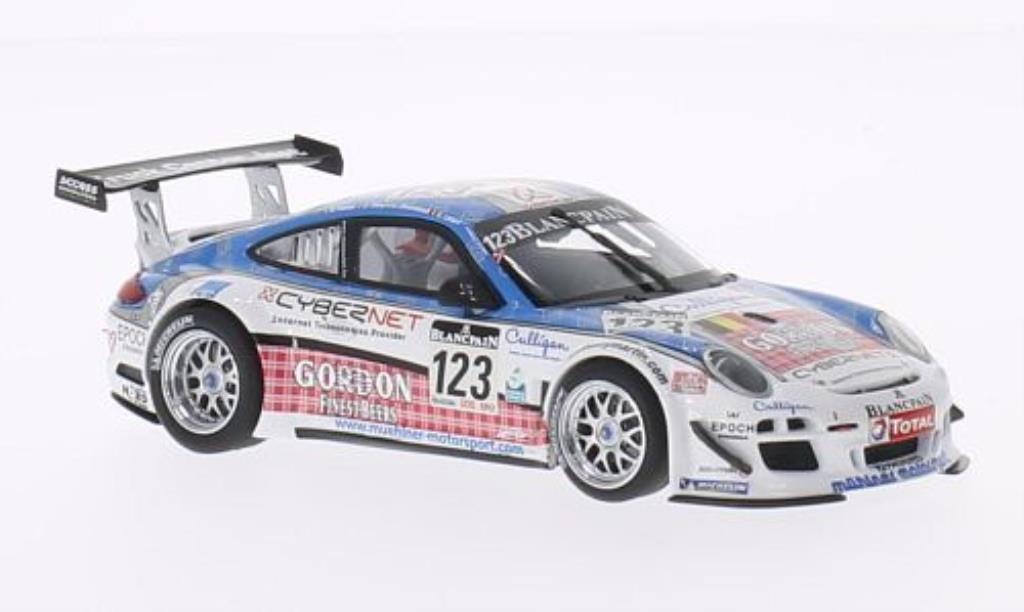 Porsche 997 GT3 1/43 Minichamps GT3 R No.123 Muehlner Motorsport 24h Spa 2011 /Lefort modellino in miniatura