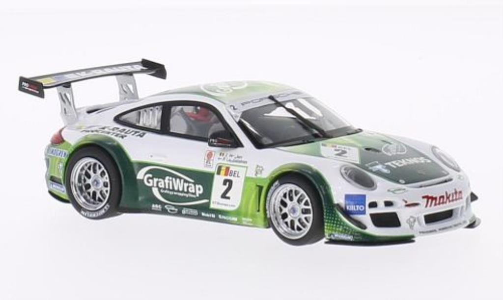 Porsche 997 GT3 1/43 Minichamps GT3 R No.2 Prospeed Competition FIA GT3 European Championship 2011 /Heylen modellino in miniatura
