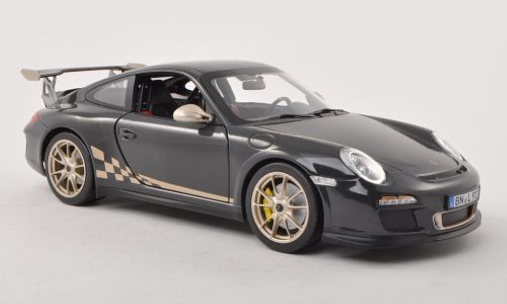 Porsche 997 GT3 1/18 Norev GT3 grigio/platin 2010 modellino in miniatura