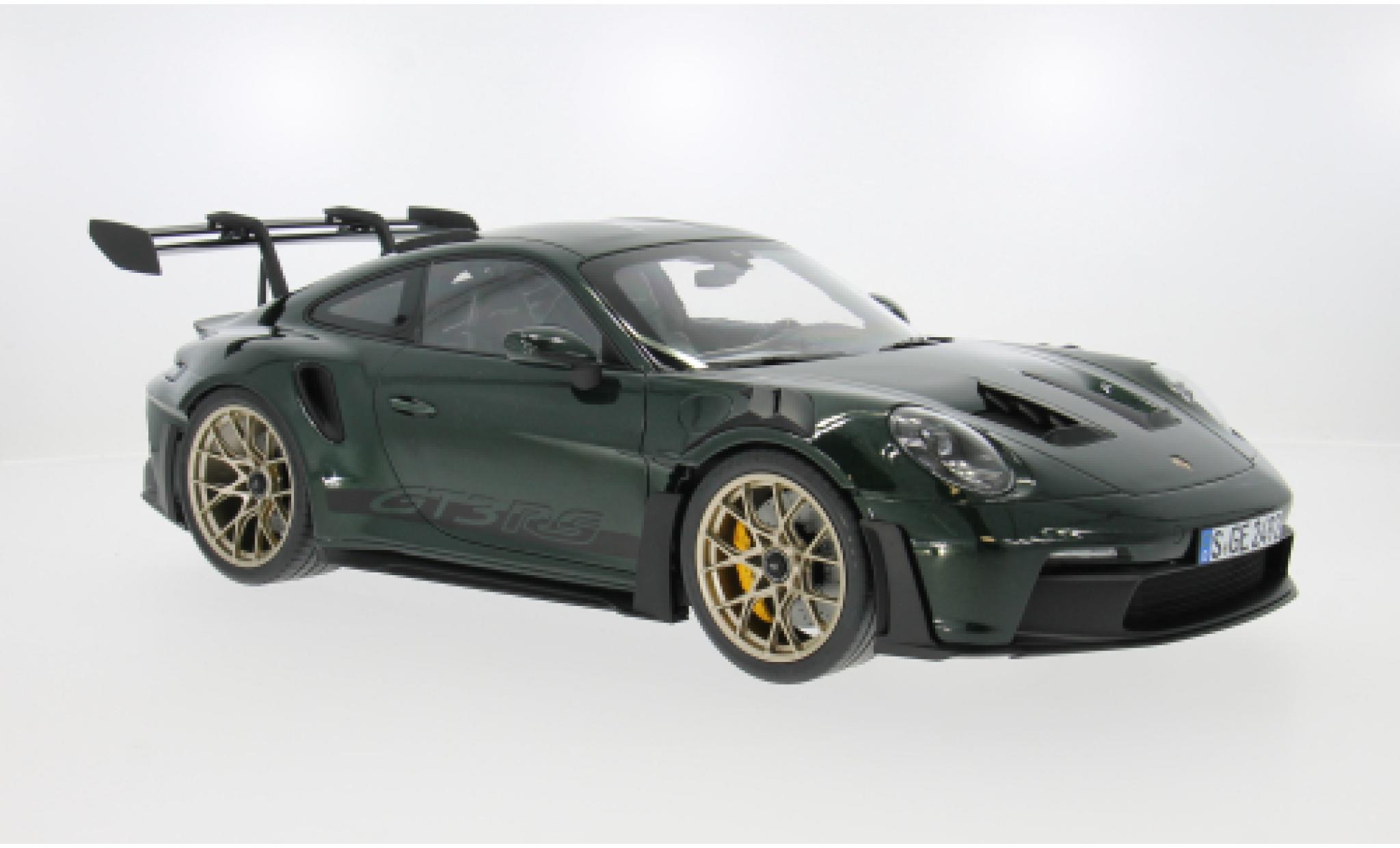 Porsche 996 GT3 RS 1/12 Norev 911 gr&uuml;n 2002 1:12 modellino in miniatura