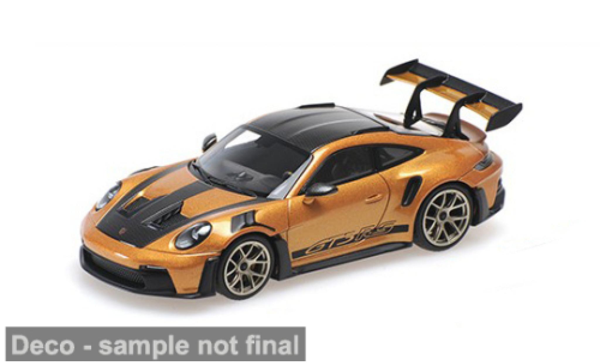 Porsche 911 1/43 Minichamps GT3 RS gold/schwarz 2024 1:43 modellini auto