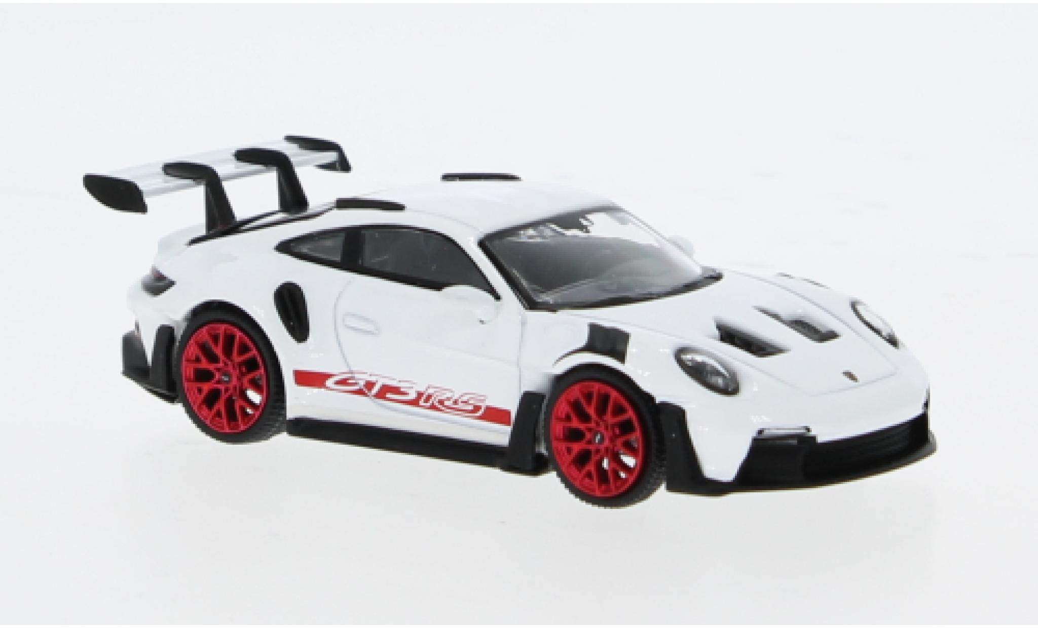 Porsche 911 1/64 Mini GT GT3 RS weiss 1:64 modellino in miniatura