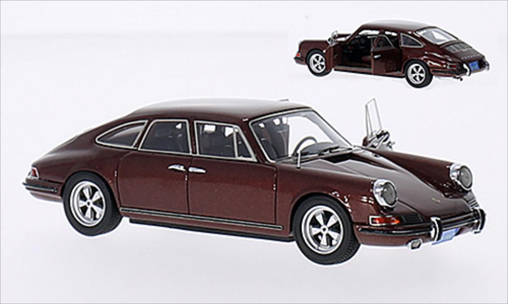 Porsche 911 1/43 Matrix metallico marroneee 1972 modellino in miniatura