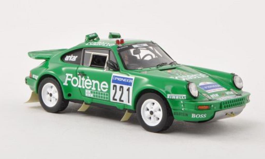 Porsche 930 1/43 Spark No.221 Foltene Racing Team Rally Dakar 1988 modellino in miniatura