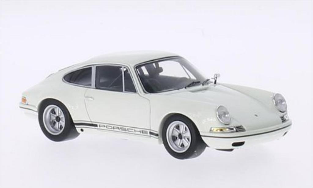 Porsche 911 R 1/43 Spark R bianco/Dekor 1972 modellino in miniatura