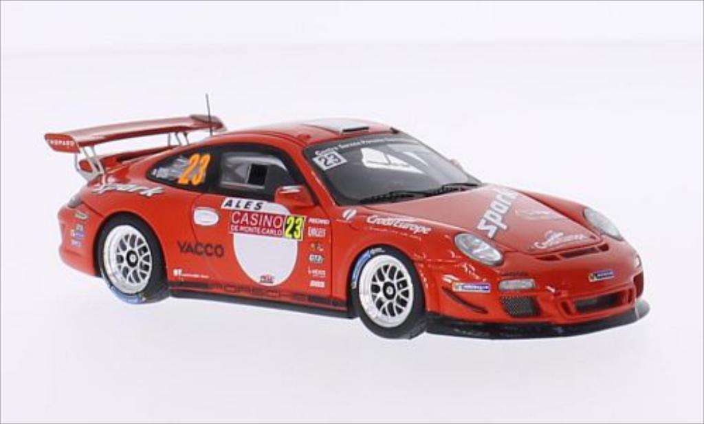 Porsche 997 1/43 Spark RGT No.23 Rallye Monte-Carlo 2015 /D.Giraudet modellino in miniatura