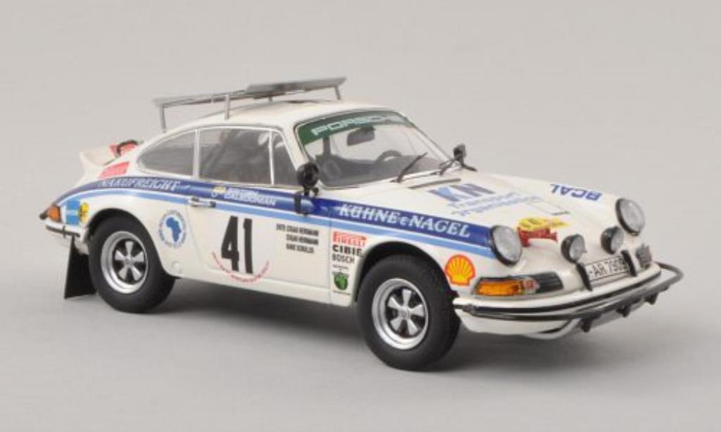 Porsche 930 RS 1/43 Schuco RS No.41 Kuhne & Nagel Safari Rally 1974 /H.Schuller modellino in miniatura