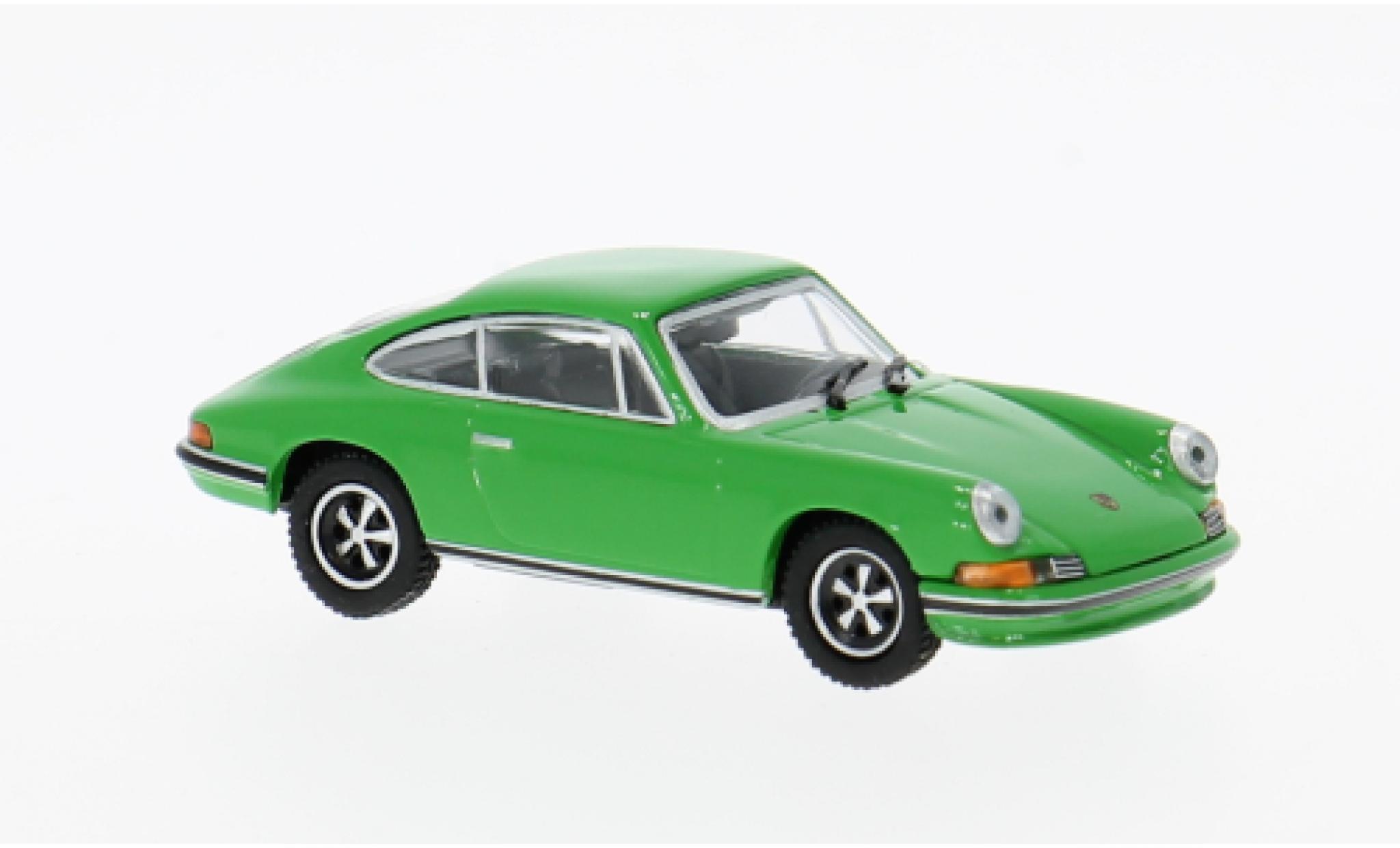 Porsche 911 1/87 Minichamps S gr&uuml;n 1972 1:87 modellino in miniatura