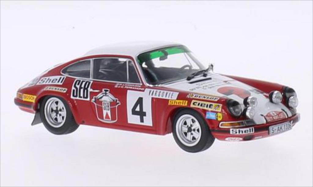 Porsche 911 S 1/43 Minichamps S No.4 SEB Rallye WM Rally Monte Carlo 1972 /C.Perramond modellino in miniatura
