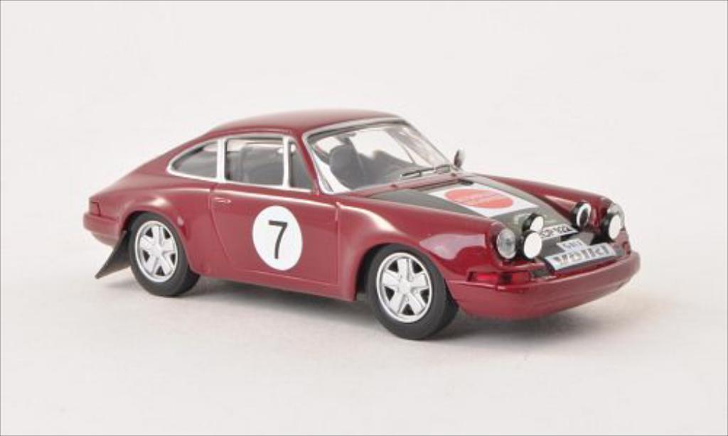 Porsche 911 S 1/43 IXO S No.7 Rallye Bavaria 1970 modellino in miniatura