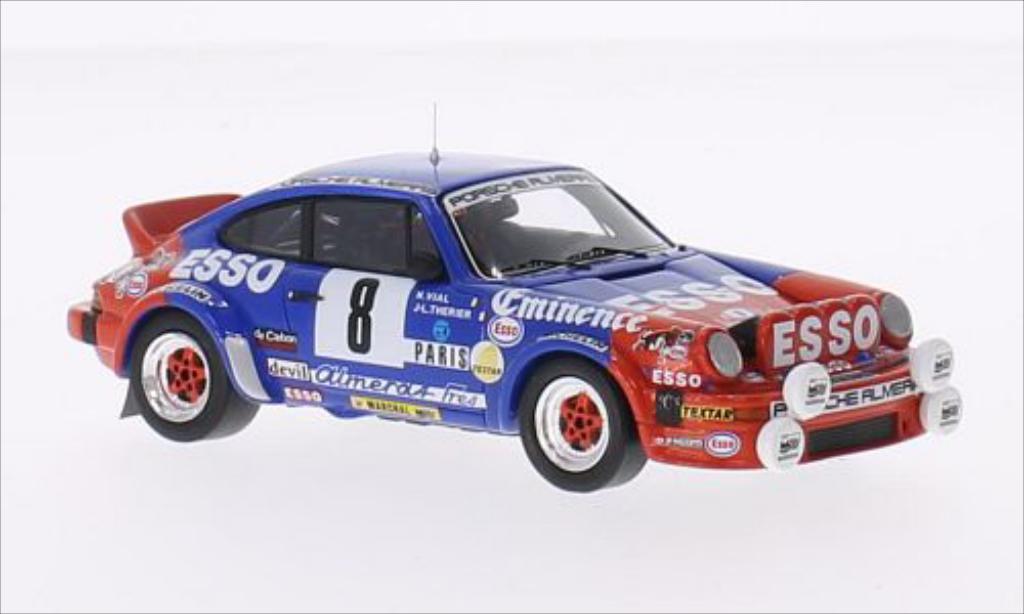 Porsche 930 SC 1/43 Spark SC No.8 Almeras Esso Rallye Monte-Carlo 1982 modellino in miniatura