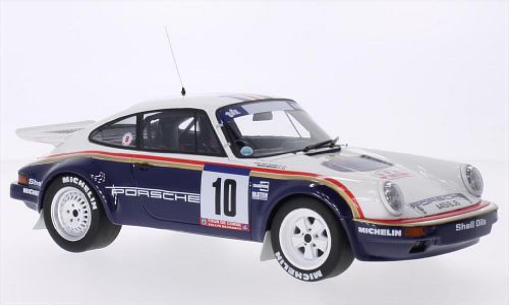 Porsche 930 SC 1/18 Ottomobile SC No.10 rossohmans Tour de Corse 1985 modellino in miniatura