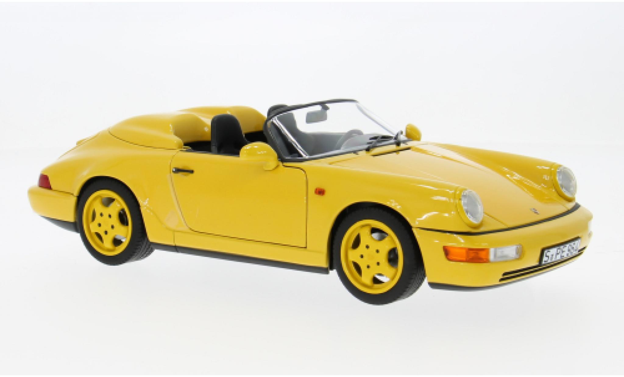 Porsche 993 1/18 Norev 911 Speedster gelb 1 1:18 modellino in miniatura